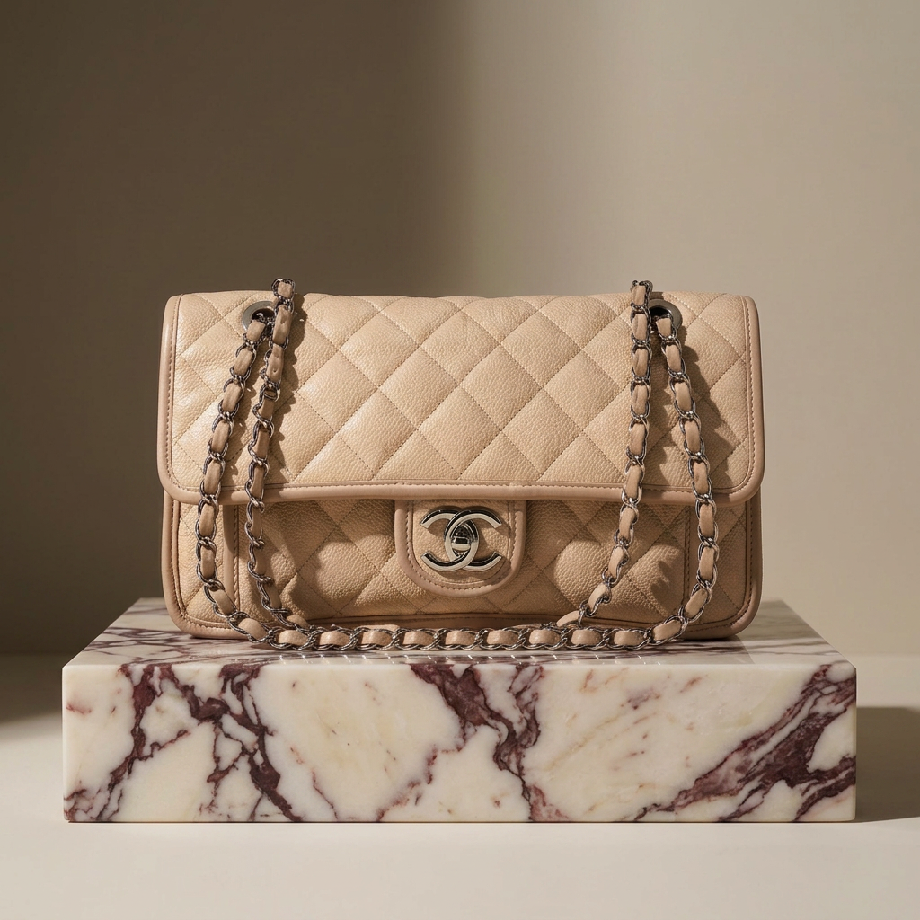 Chanel caviar skin French Riviera — visuel studio Rated N Archive