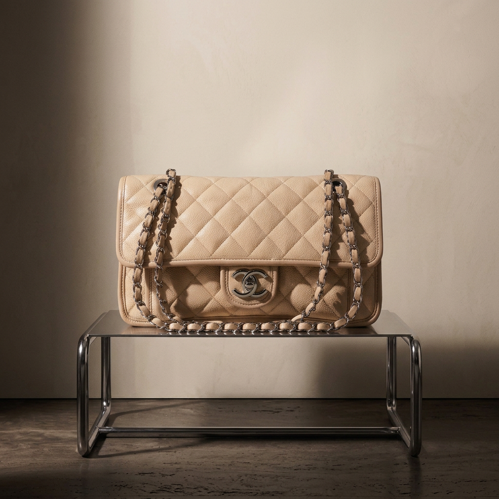 Chanel caviar skin French Riviera — visuel studio Rated N Archive