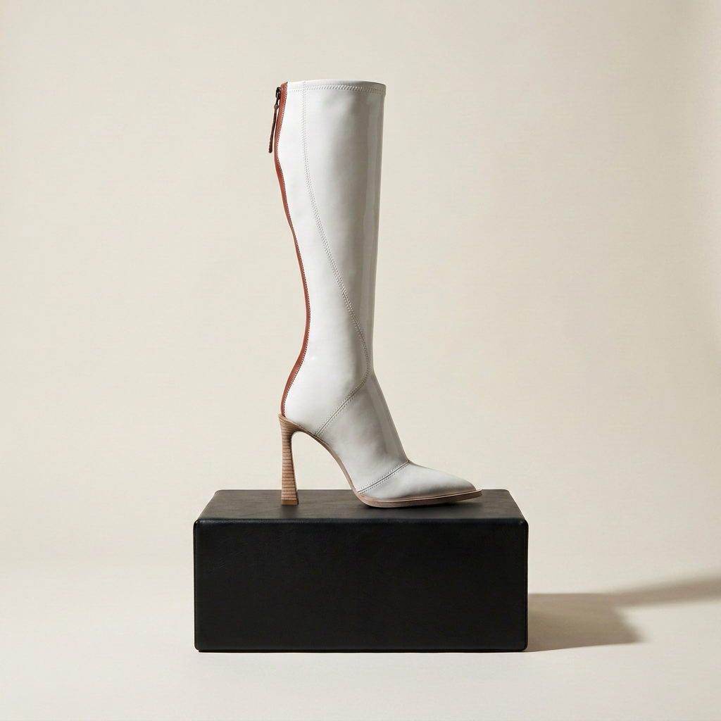 Fendi Colibri white boots — visuel studio Rated N Archive