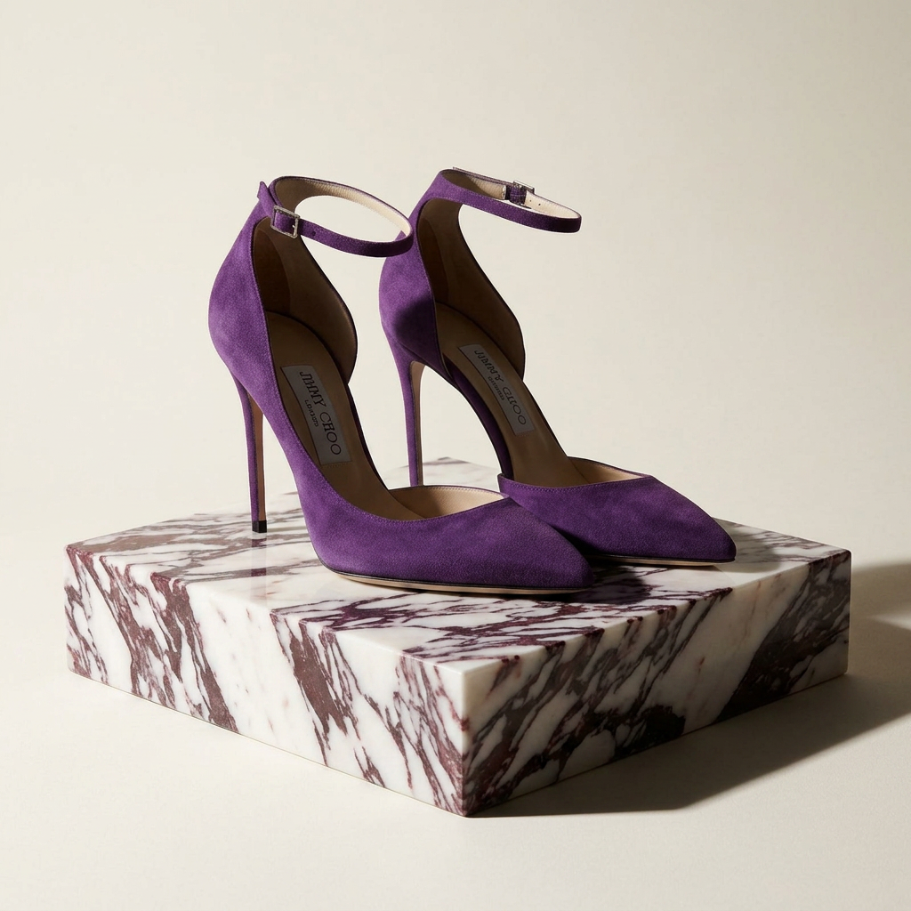 Jimmy Choo Lucy heels in purple — visuel studio Rated N Archive