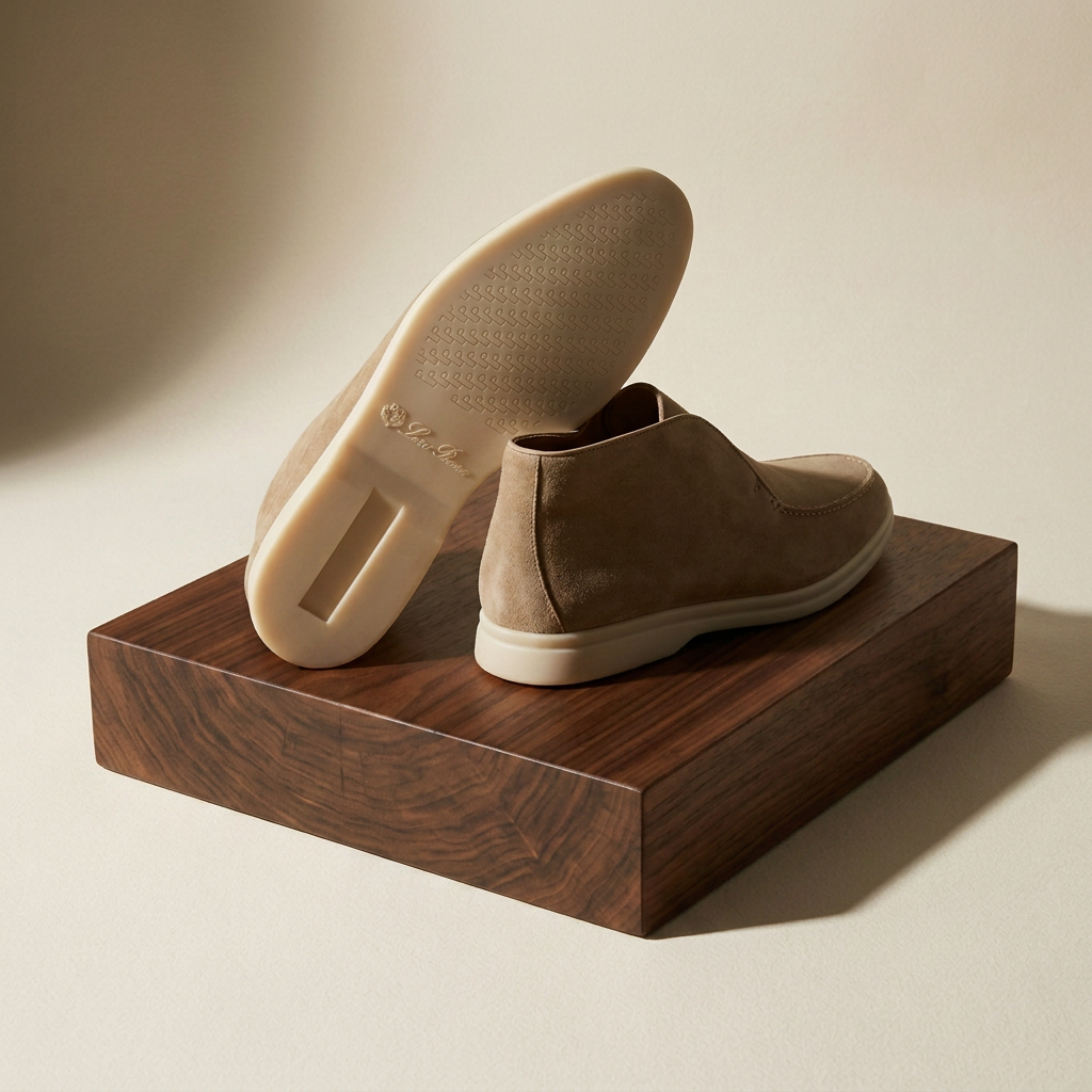 Loro Piana open walk boots — visuel studio Rated N Archive