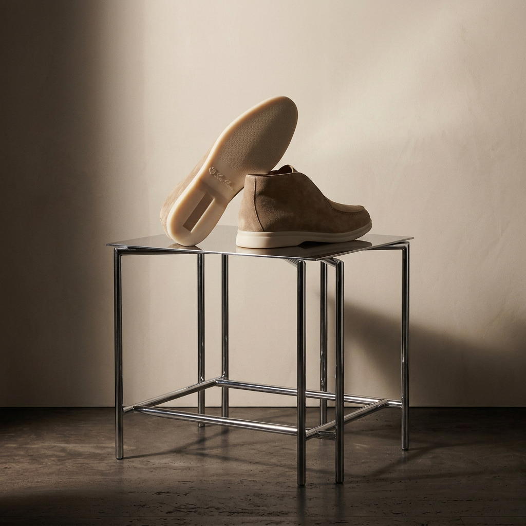 Loro Piana open walk boots — visuel studio Rated N Archive