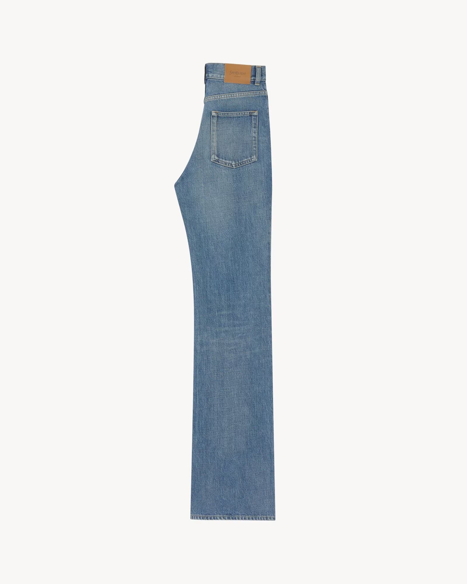 Saint Laurent high rise 70’ jeans