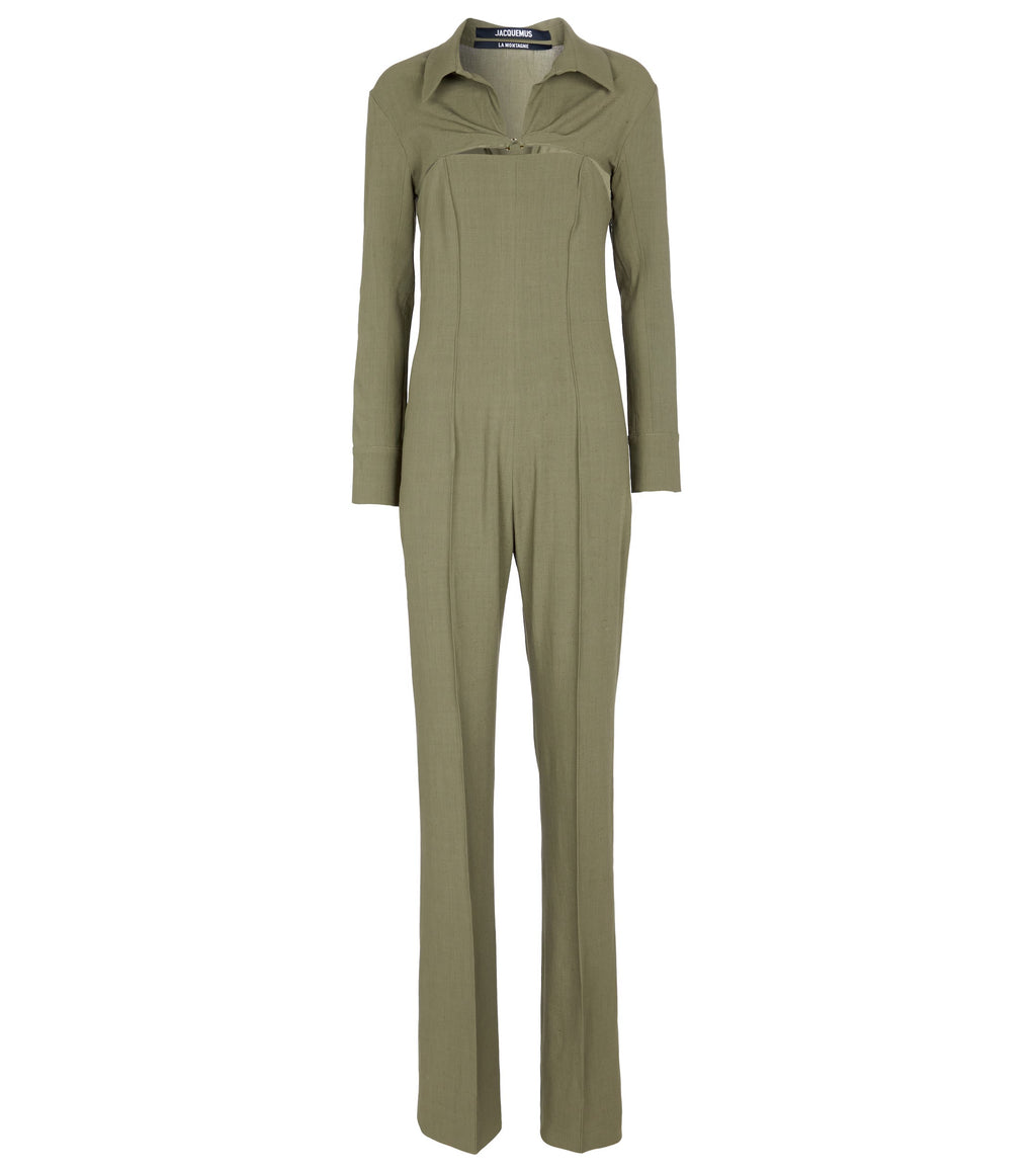 Jacquemus kaki jumpsuit