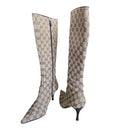 Gucci monogram boots