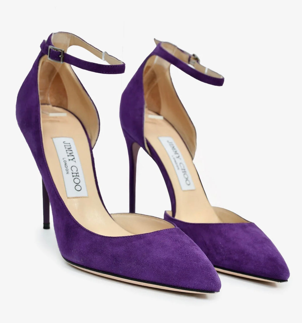 Jimmy Choo Lucy heels in purple