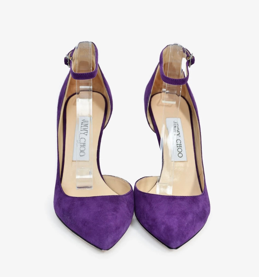 Jimmy Choo Lucy heels in purple